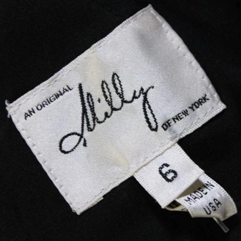 Milly of NY Vintage Fit & Flare Cocktail Dress in Black Size 6 - Picture 8 of 11